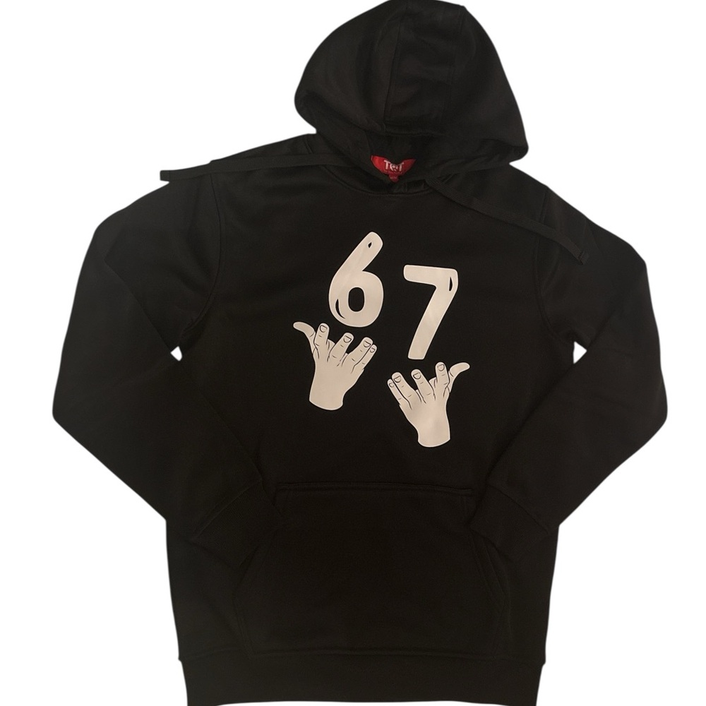 Gildan Black Hoodie with Graphic Design